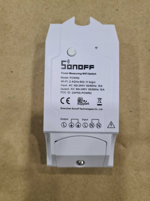 Medidor/Interruptor energia Wifi Sonoff POW R2 SmartHome Opcão Tasmota