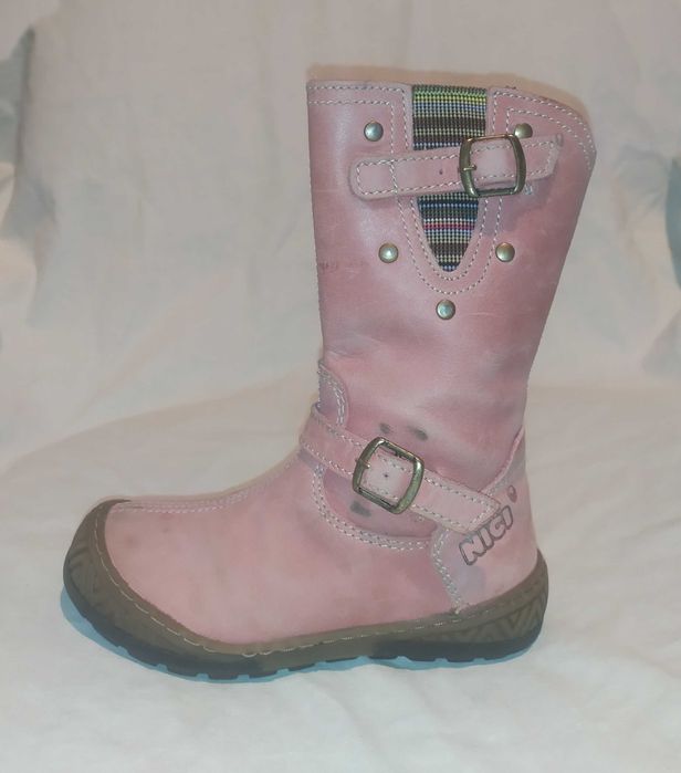 Nici ботинки сапоги 25 р. 15,5 см. Кожа