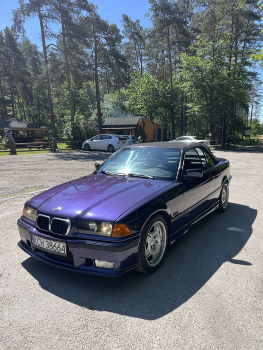 BMW E36 2.8 Cabrio Technoviolett, mpakiet vin, klimatyzacja, s24, manual