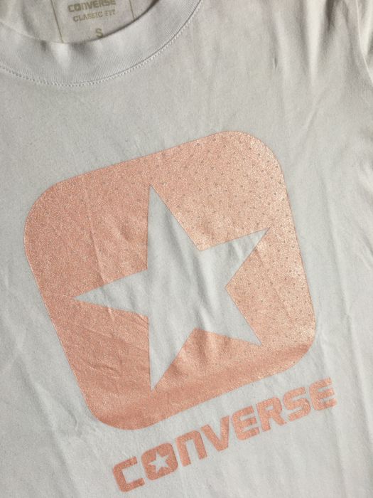 Converse koszulka damska t-shirt biała 36 S M basic logo