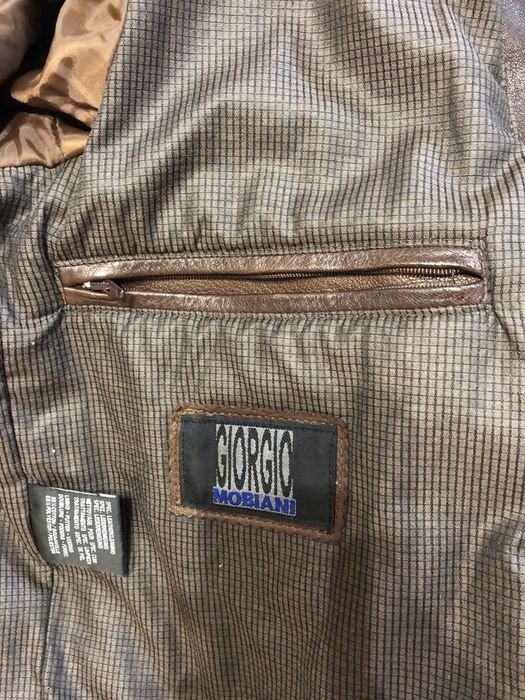 Кожаная куртка мужская