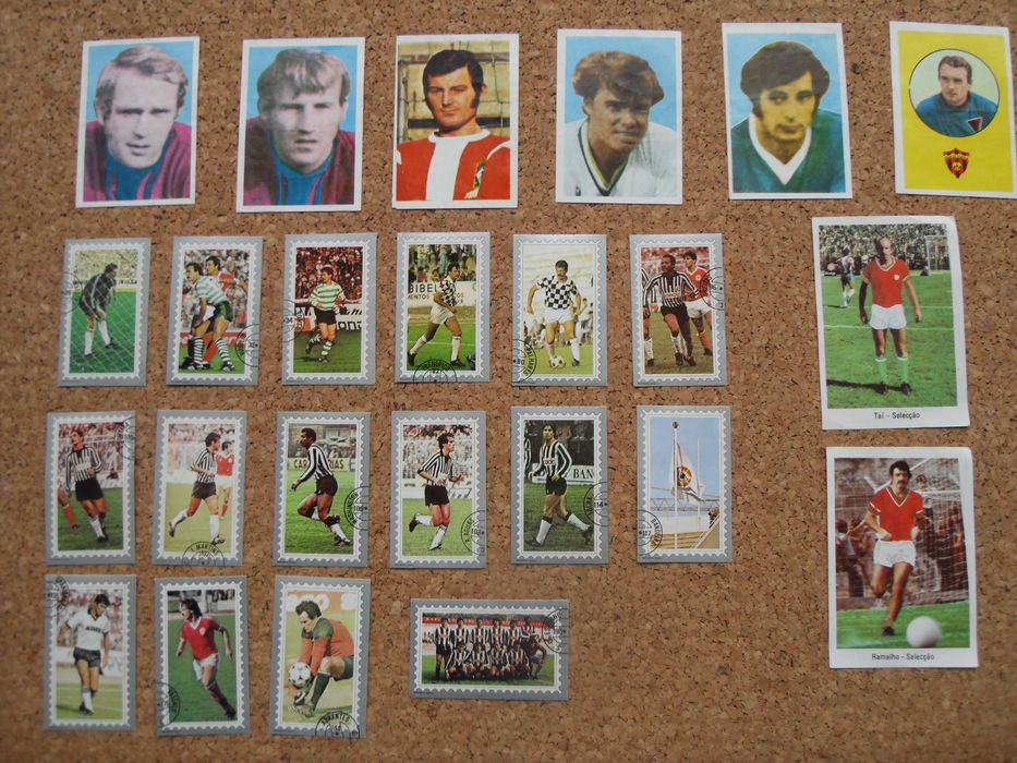 Cromos Futebol antigos desde anos 70