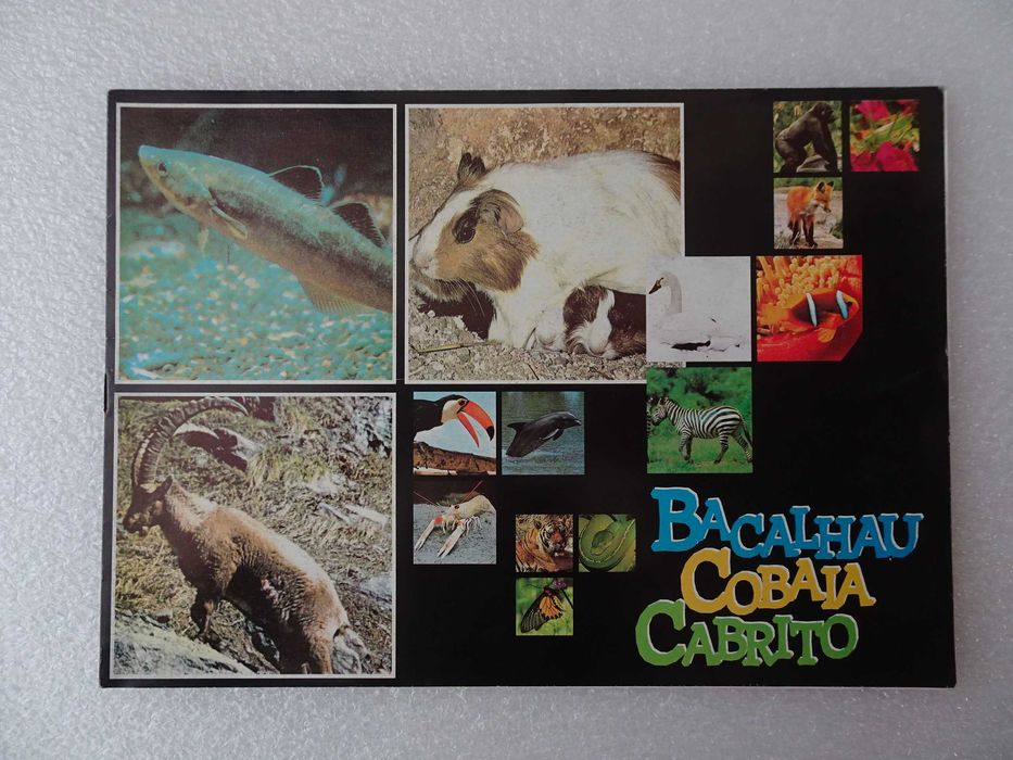 Caderneta de cromos vazia - Bacalhau, cobaia e cabrito