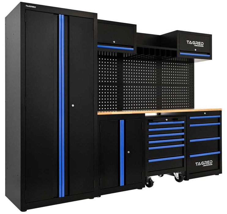 Меблі гаража TAGRED TA190 стелаж верстак стінка стелажі стіл мебель