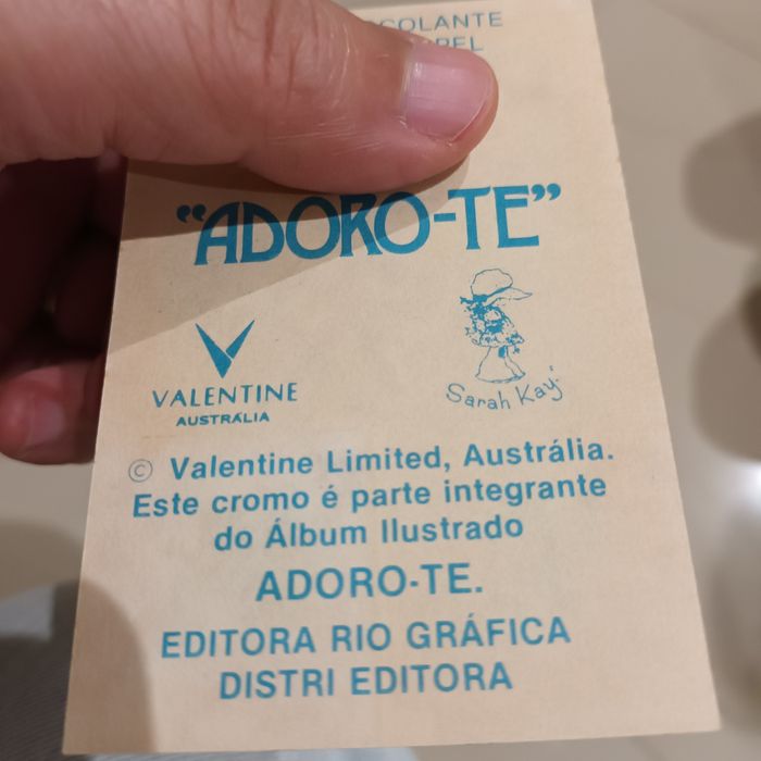 Adoro-te cromos antigos