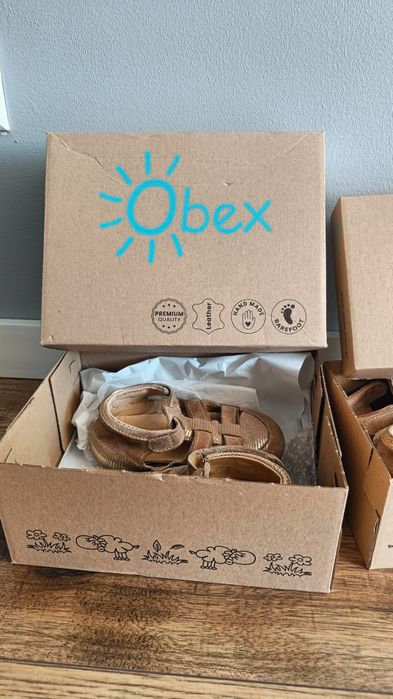 Kapcie obex isla złote 27