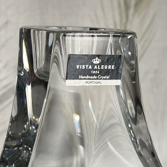 Castiçal Candelabro Vista Alegre de cristal Atlantis