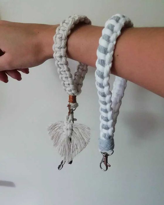 Paineis e porta chaves em macrame