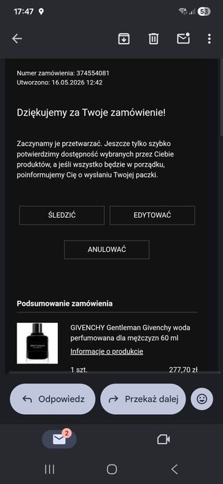 Givenchy Gentleman woda perfumowana