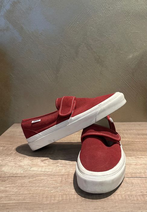 Buty Vans slip-on 47 V DX 'brick red