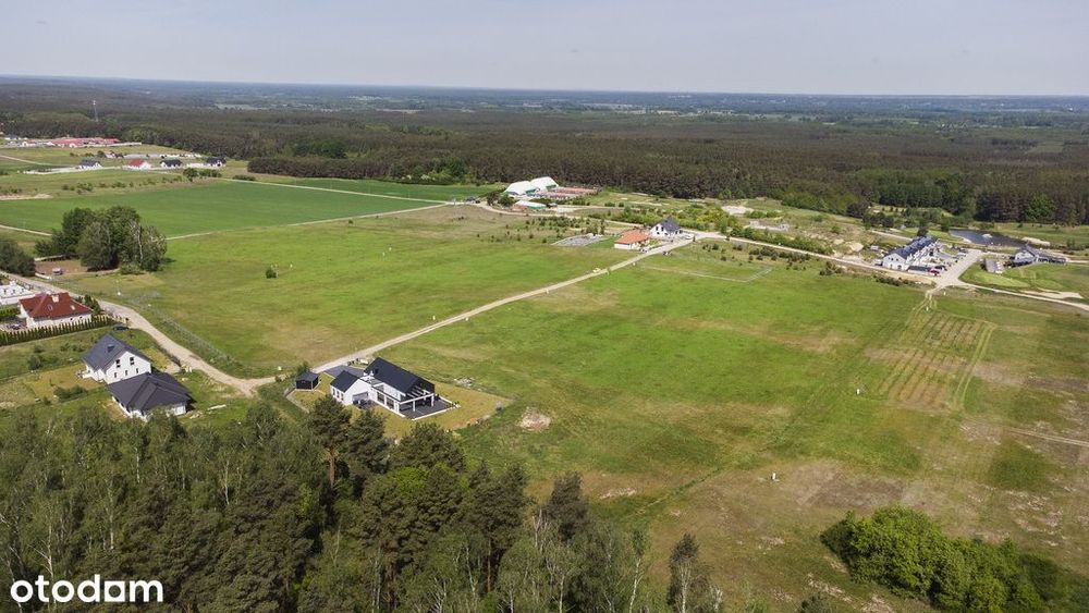 Przytok: 1275m2 pod dom. Media na działce