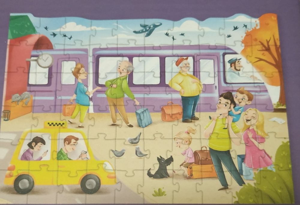 Пазли .Пазли професія. Кубики впізнай поофесію