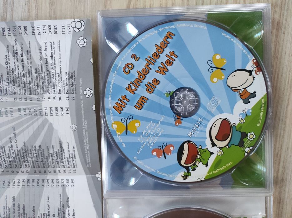 Box CD piosenki dla dzieci. Kinderlieder