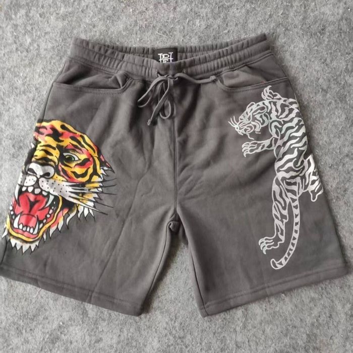 Шорты ED HARDY Screaming Tiger  balenciaga opium y2k rick owens sk8