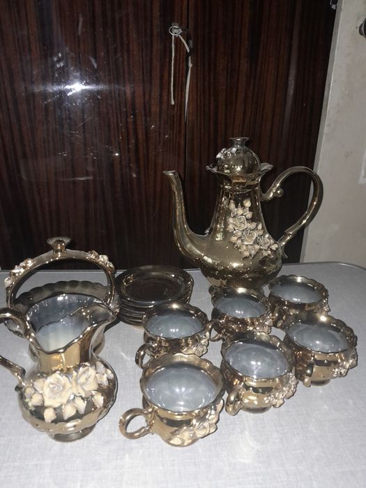 Чайний набір і склянки УРСР