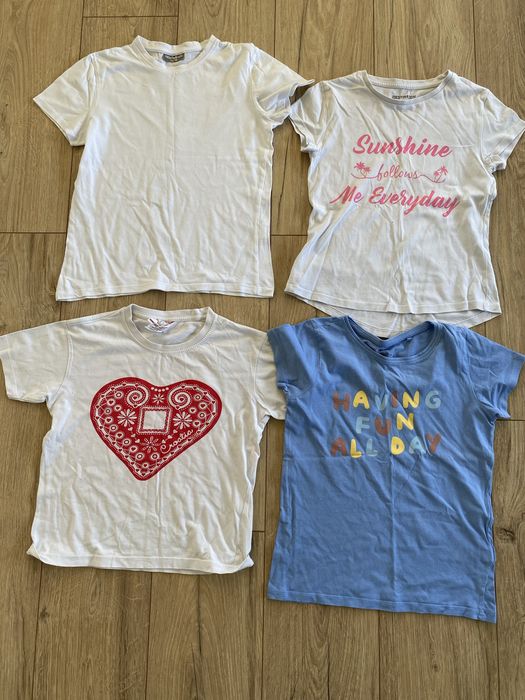 T-shirty dla dziewczynki rozm. 134-140