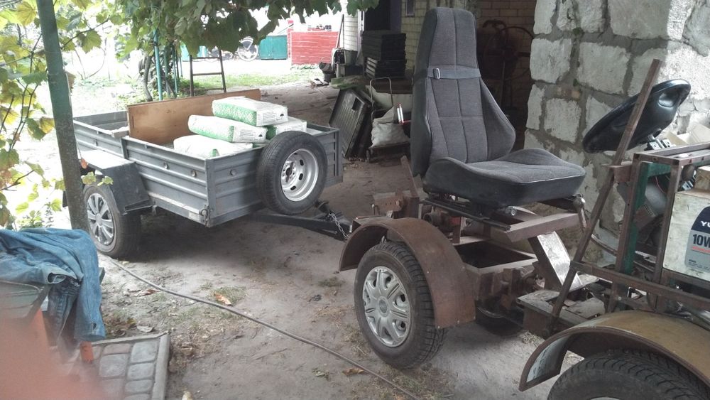 Саморобний трактор трактор переломка мінік