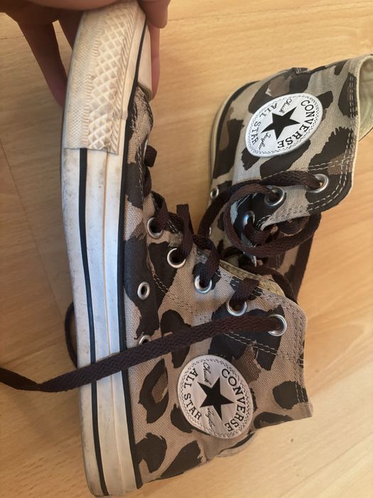 Конверсы леопардовые converse