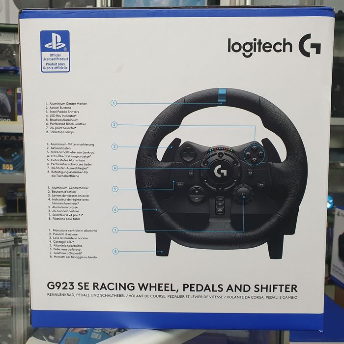 Руль Logitech G923 TrueForse для PS5,PS4,PC +Коробка Передач (магазин) гарантия 12 мес.