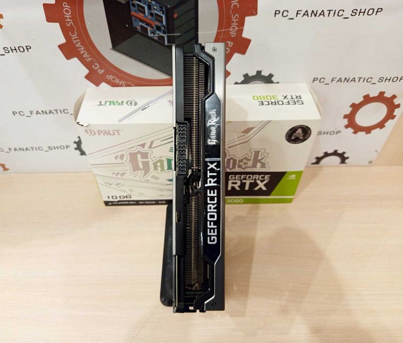 Відеокарта Palit GeForce RTX 3080 GameRock V1 (NED3080U19IA-1020G/LHR)