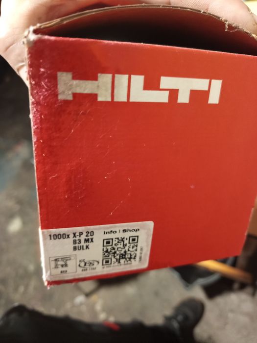Sprzedam gwoździe Hilti 4 pudełka po 1000szt w pudelku za 450zl