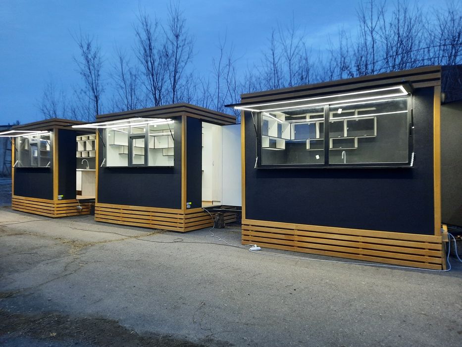 Торговий кіоск-причіп, кавярня, фастфуд, купава, фудтрек