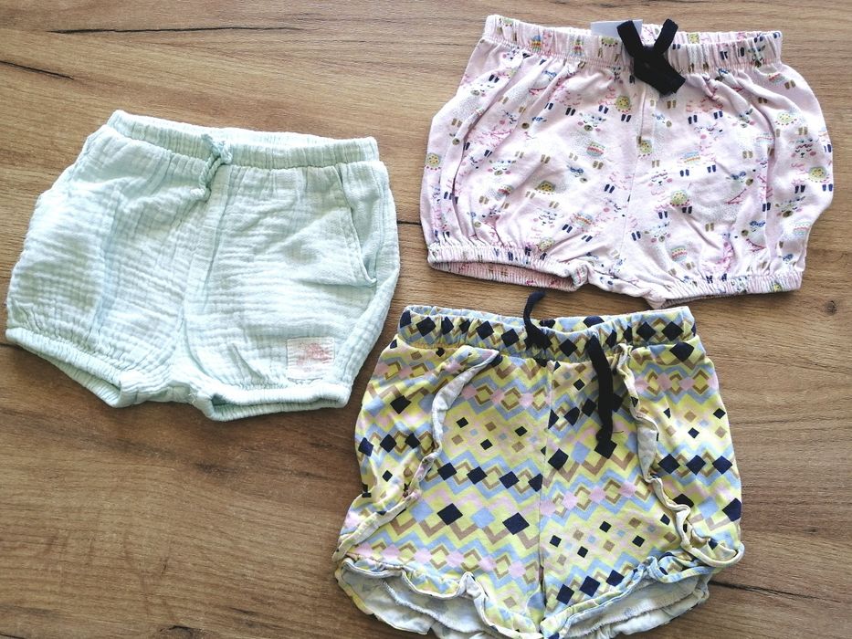 Paka ubrań dla dziewczynki 74-80