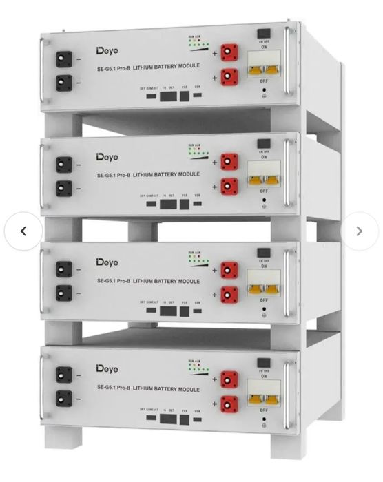 Акумулятори Deye SE-G5.1Pro-B - 51.2V 5.12kWh