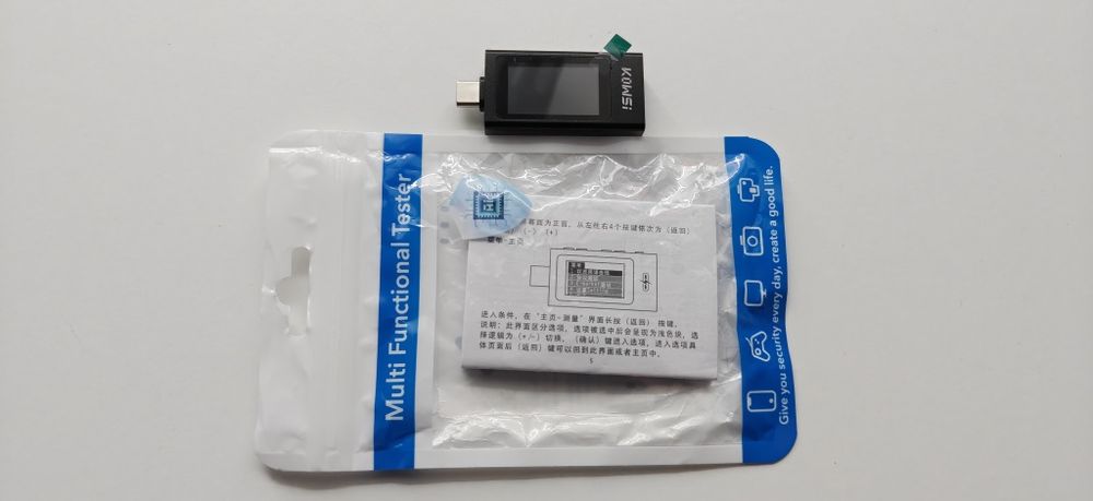 USB-тестер (USB-вольтметр/амперметр) моделі KWS-X1