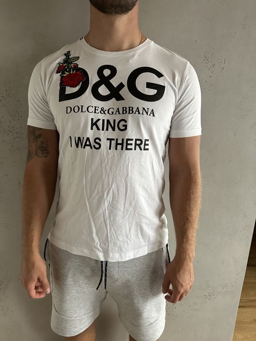 Koszulka tshirt meska biala róża