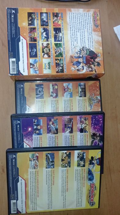 Conjunto 3 DVD Beyblade Metal Fusion