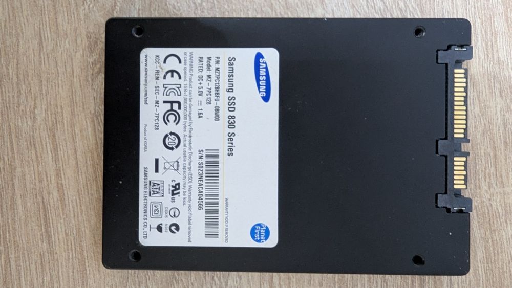 Dysk SSD Samsung 830 series 128GB