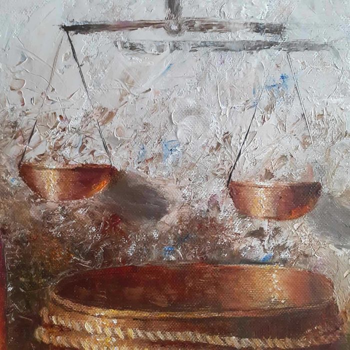 Картина натюрморт, олія, полотно 50х40см, на подарунок