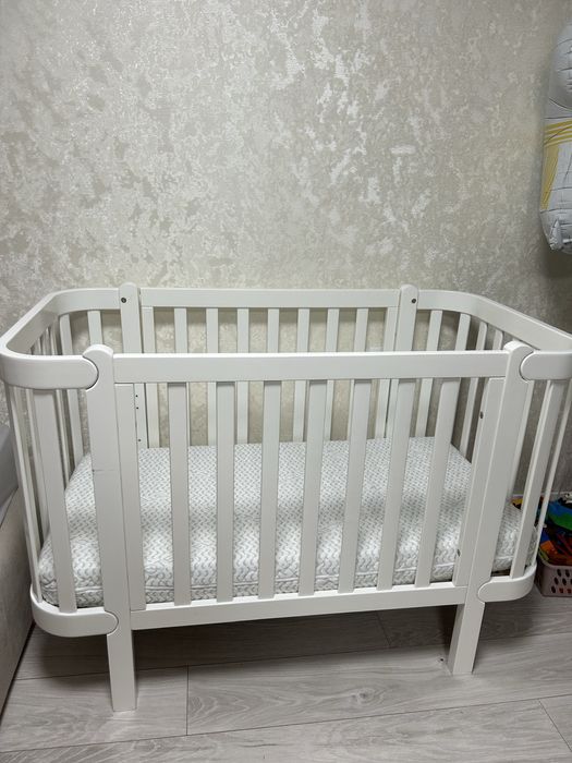 Дитяче ліжечко Верес Монако Біле