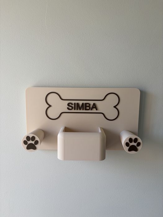 Suporte Personalizado para Trela de Cão