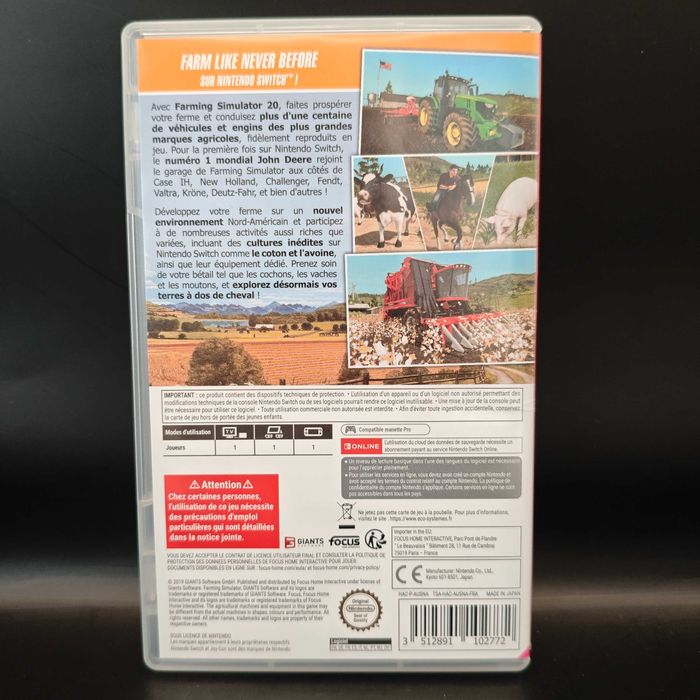 Farming Simulator 20 Nintendo Switch