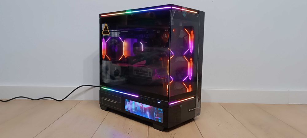 Ryzen 5 9600X 5,4GHz B850 RTX 5070 MSI 12GB GDDR7 DLSS 4 32GB DDR5 6000MHz ARGB LCD AIO PC do Gier na Gwarancji