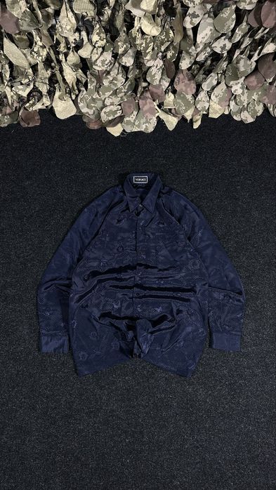 Versace vintage silk shirt сорочка