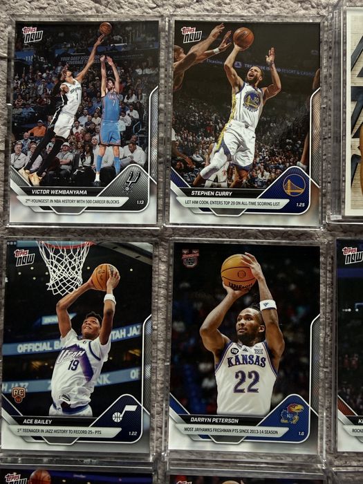Колекційні баскетбольні картки NBA / Topps NOW / Rookie Cards