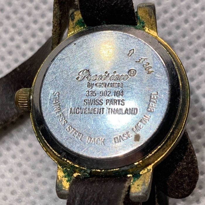 Precision By Gruen Quartz Damski 335-902.104 Swiss Parts