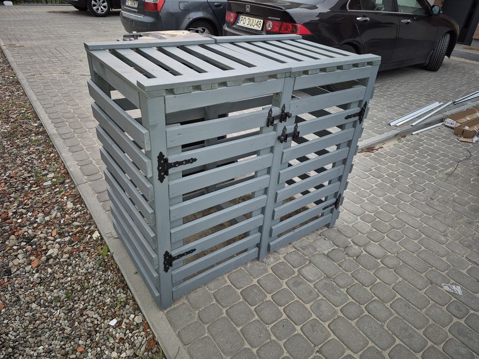Zabudowa koszy na śmieci