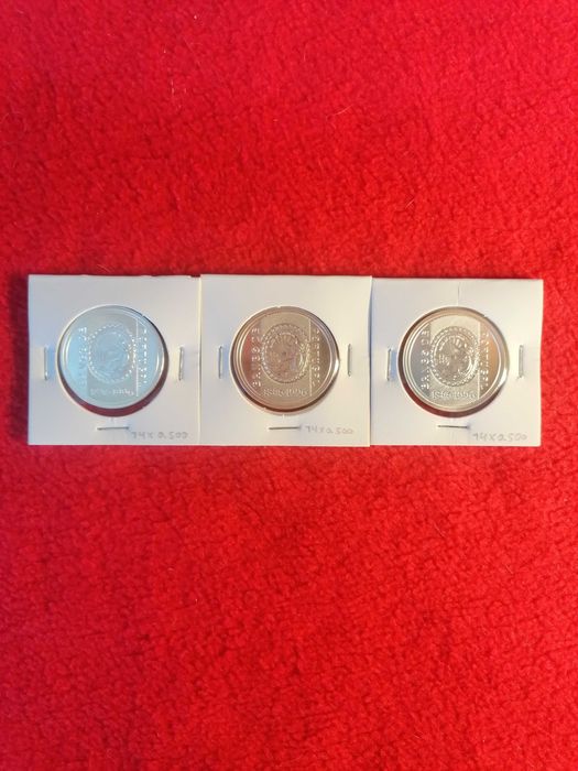 Moedas 500$ Escudos Prata 1995/01 Comemorativas