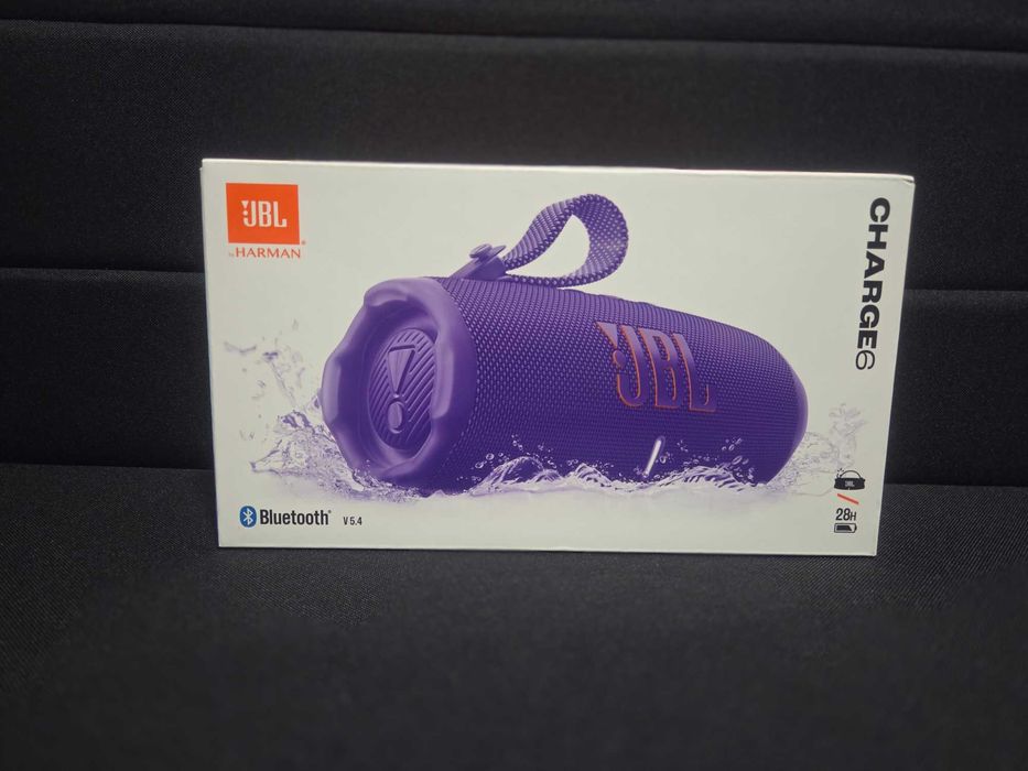 Głośnik bezprzewodowy JBL Charge 6 Fioletowy + Gwarancja