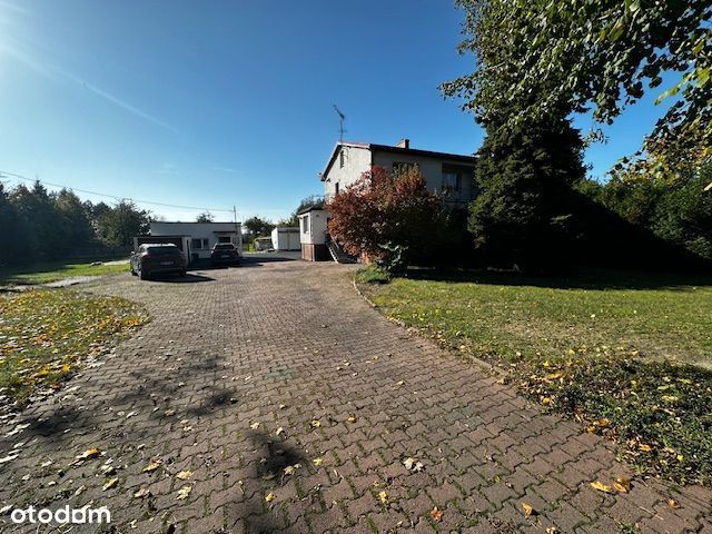 Działka 6600m2 wraz z domem 170m2 i budynkami, Wieluń