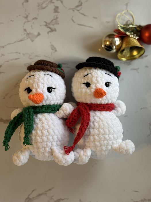 Сніговик мʼяка іграшка