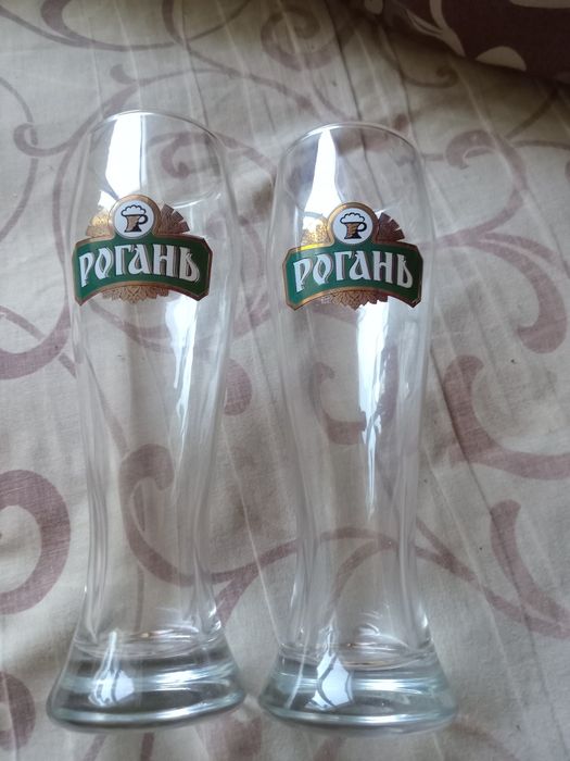 Пивные бокалы Рогань 0,3 л новые