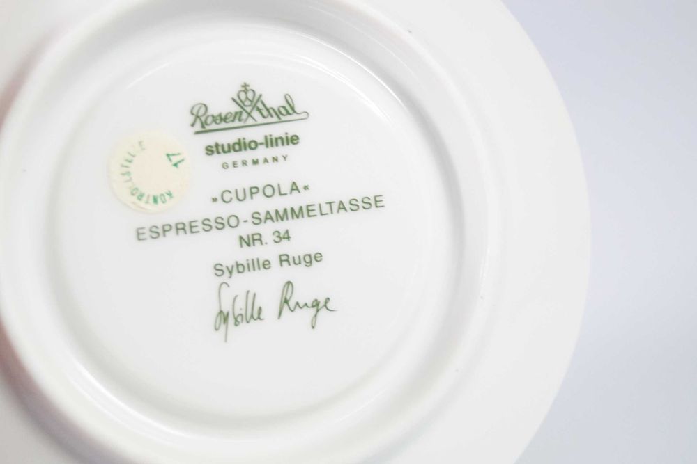 Rosenthal CUPOLA filiżanka kolekcjonerska mokka espresso nr34