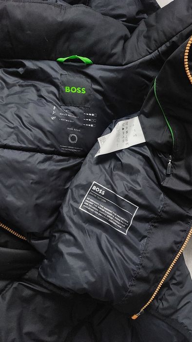 Hugo Boss nowa kurtka puchowa męska hydroforowa z kapturem r. L