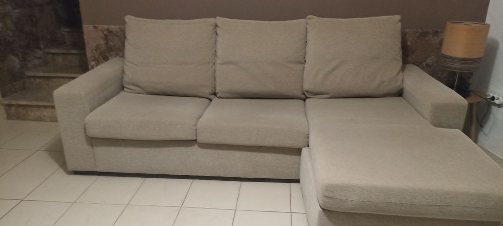 Sofá cama chaise longue, 2,30 comprimento
