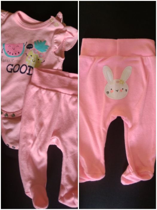 Zestaw ubranek 56-68 dziewczynka